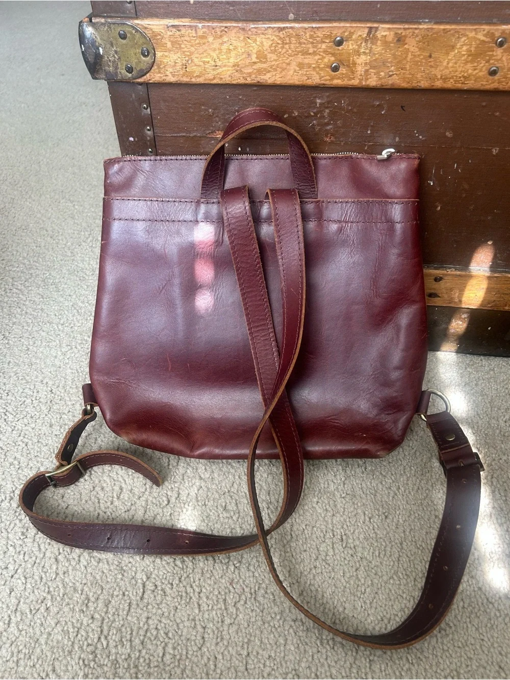 Portland Leather Backpack